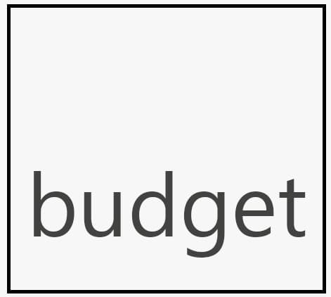 budget